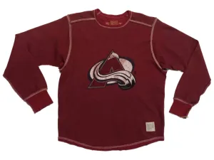 Colorado Avalanche Retro Brand Red Vintage Style Pullover Sweatshirt