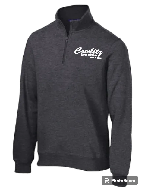 Cowlitz River Rigging logo 1/4 zip Sweatshirt