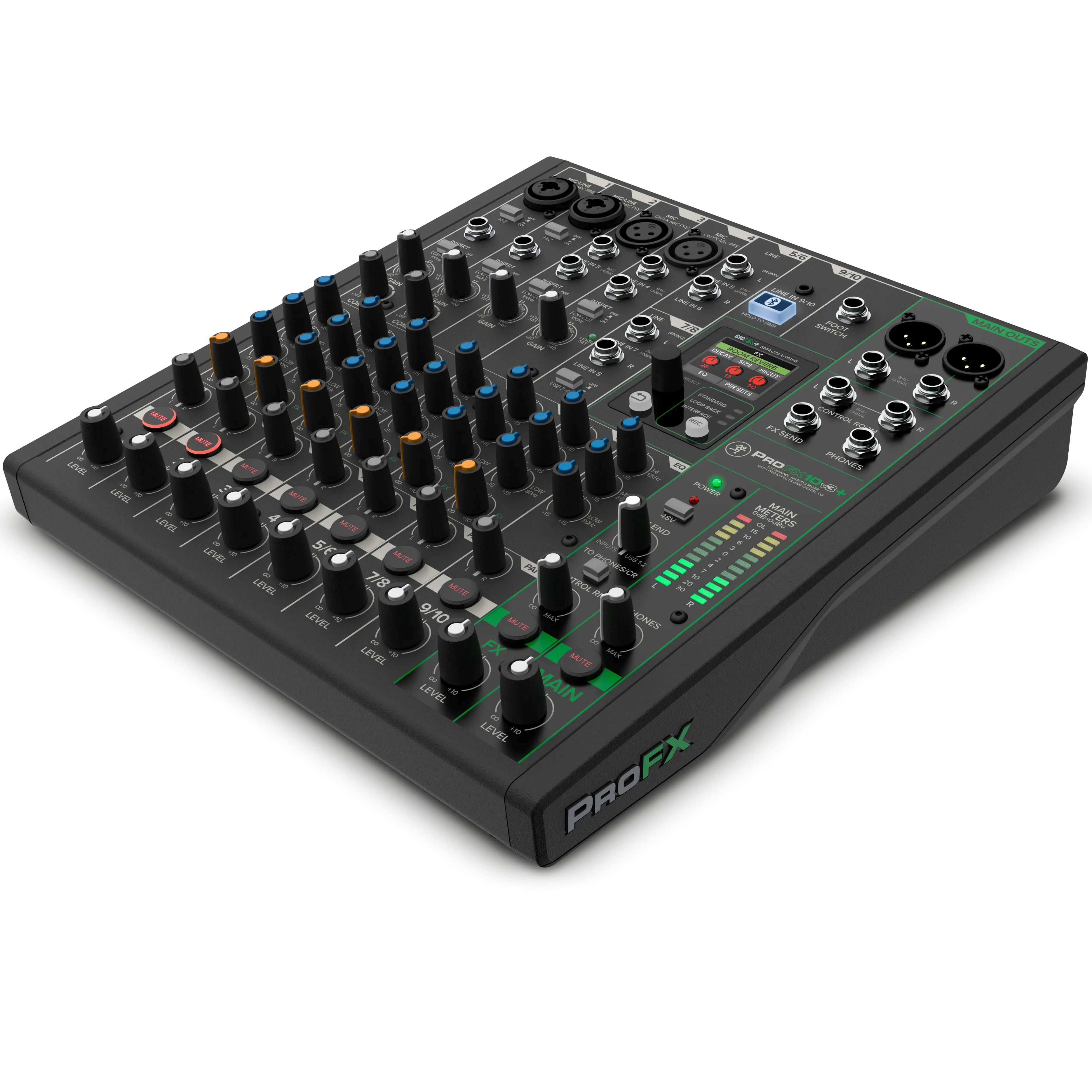 Mackie PROFX10V3  10-Channel Analog Mixer w/ Enhanced FX, USB Recording, and BT