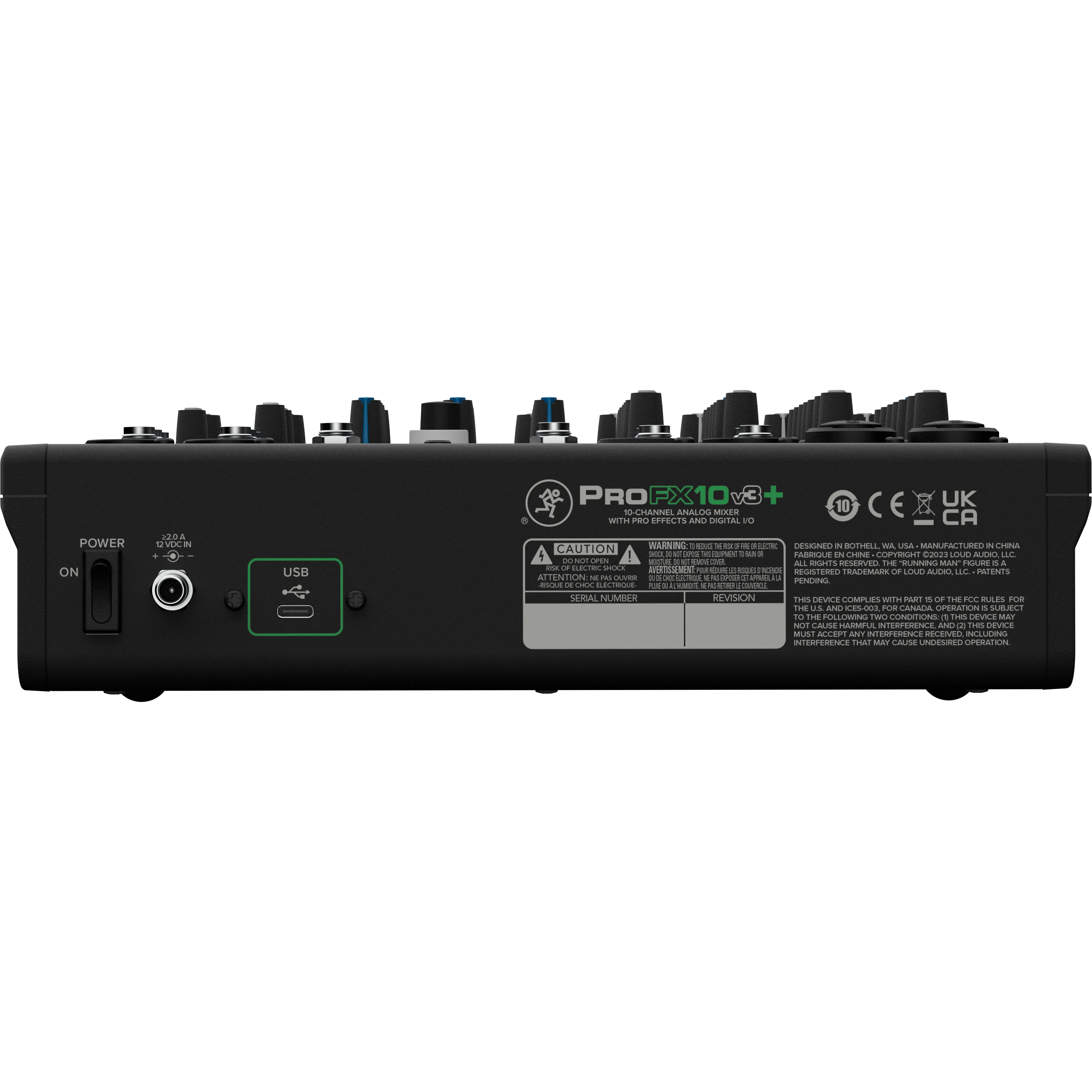 Mackie PROFX10V3  10-Channel Analog Mixer w/ Enhanced FX, USB Recording, and BT